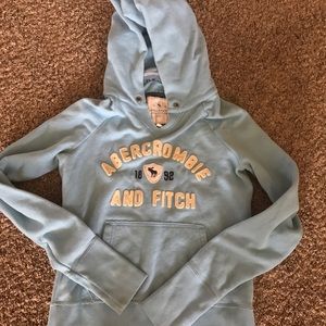 Light blue Abercrombie hoodie